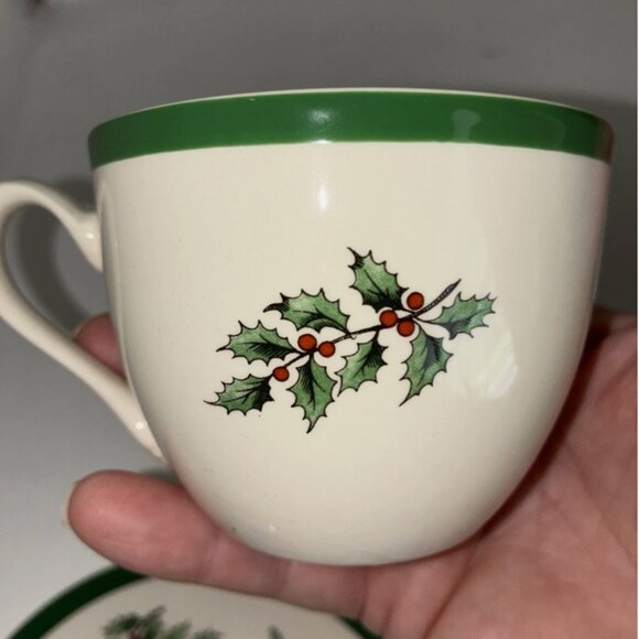 Spode Christmas Tree 5-Piece Place Setting Dinnerware NIB W/ Tags England - Picture 3 of 7